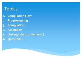 C++ compilation process | PPTX