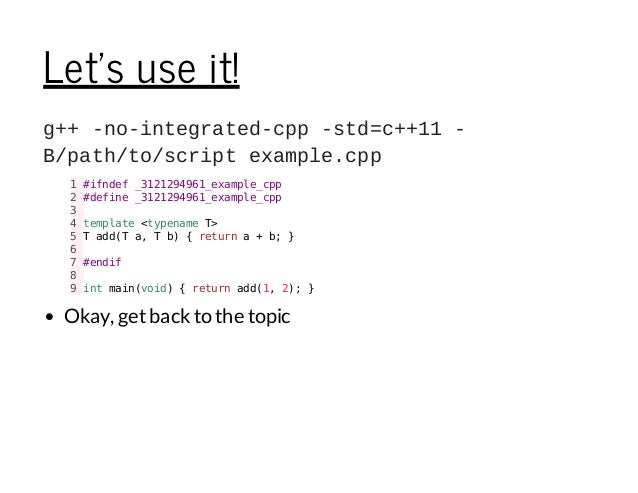 How it's made: C++ compilers (GCC)