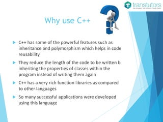 C++ | Computer Science | PPT