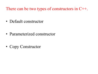 C++ Constructor and Destructors.pptx