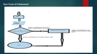 Flow Chart of If Statement:
 