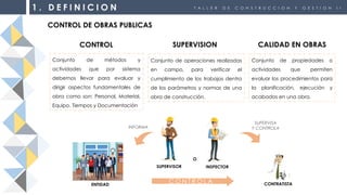 CONTROL Y CALIDAD EN UNA OBRA CIVIL EN CONSTRUCCION | PDF