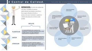 CONTROL Y CALIDAD EN UNA OBRA CIVIL EN CONSTRUCCION | PDF