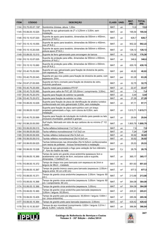 Catálogo de Referência de Serviços e Custos