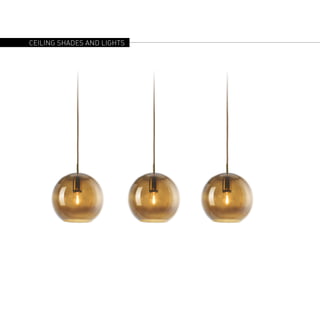 CEILING SHADES AND LIGHTS
 