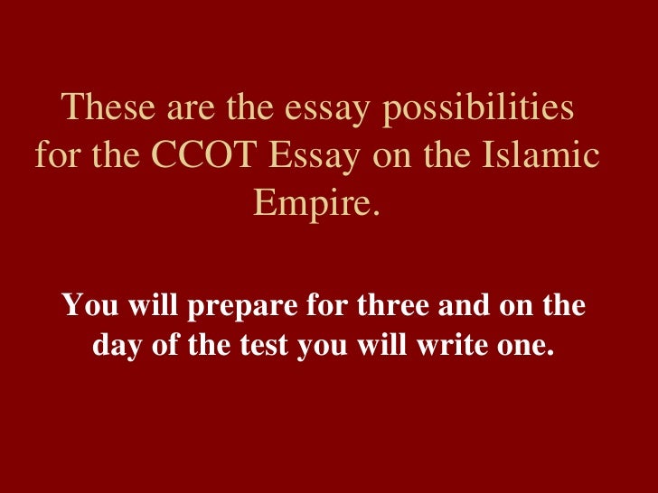Islam ccot essay 08 picture