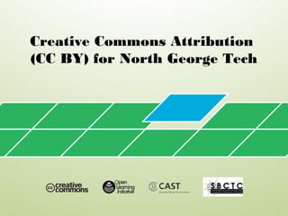 Creative Commons Attribution
(CC BY) for North George Tech
 