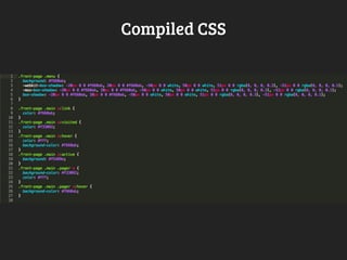 Compiled CSS
 
