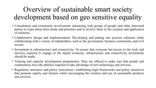 Sustainable Smart Society Development based on | PPTX