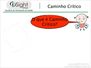 Caminho Crítico


O que é Caminho
    Crítico?
 
