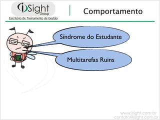 Comportamento


Síndrome do Estudante


  Multitarefas Ruins
 