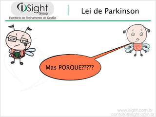 Lei de Parkinson




Mas PORQUE?????
 