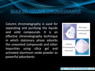Chromatographic Silica Gel 60A, 40-63µm, Pharmaceutical Grade -  Manufactured to pharmaceutical use standards including tighter particle  size distribution and GMP quality control standards.