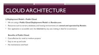 Comprehensive E-Commerce Application Deployment Using Render Cloud ...