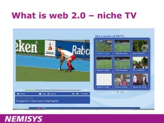 What is web 2.0 – niche TV 