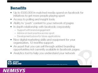 Facebook sports hub – benefits 