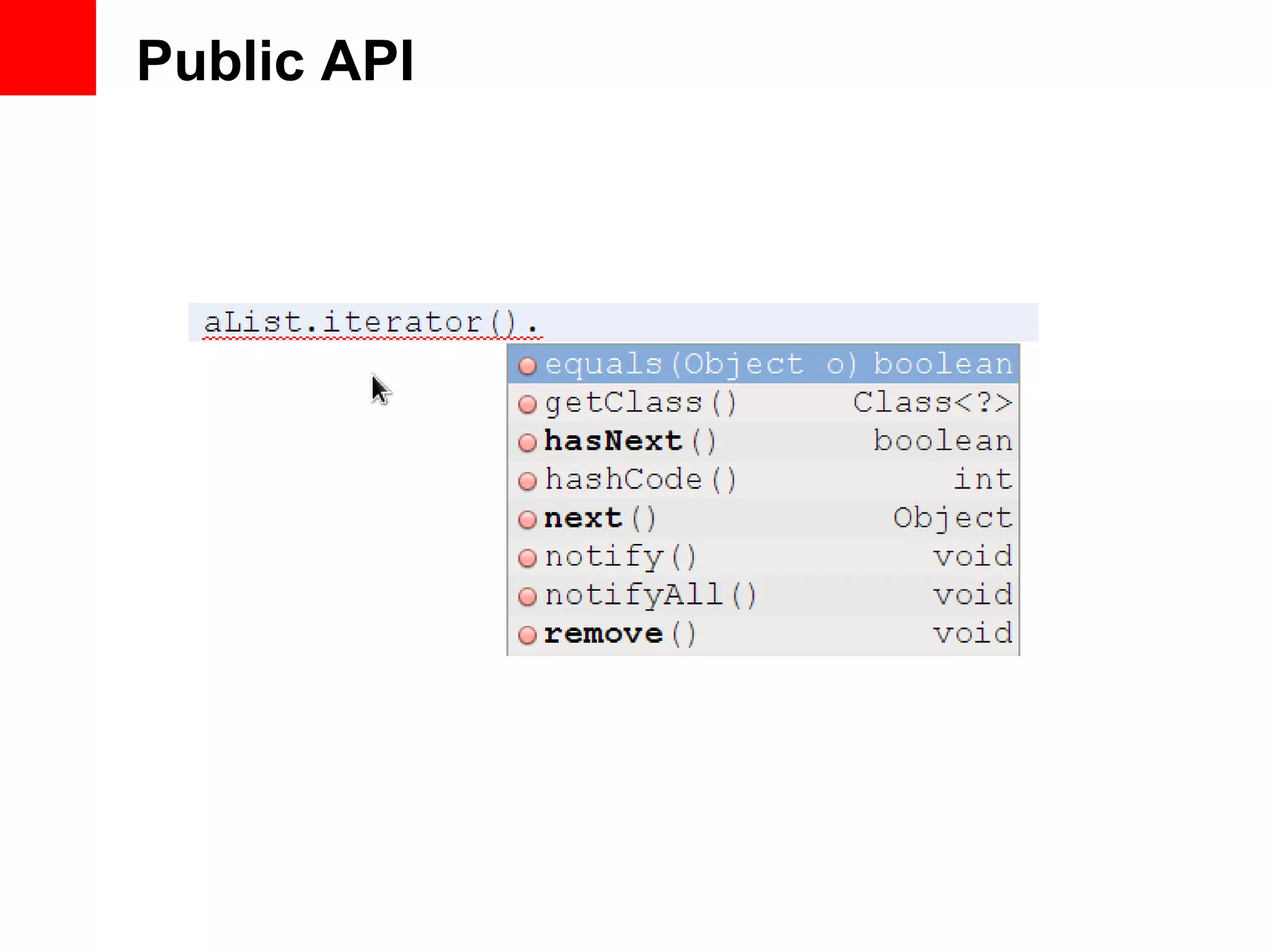 Public API 