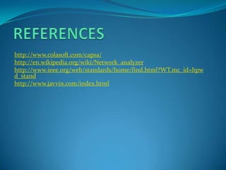Network Protocol Analyzer | PPTX