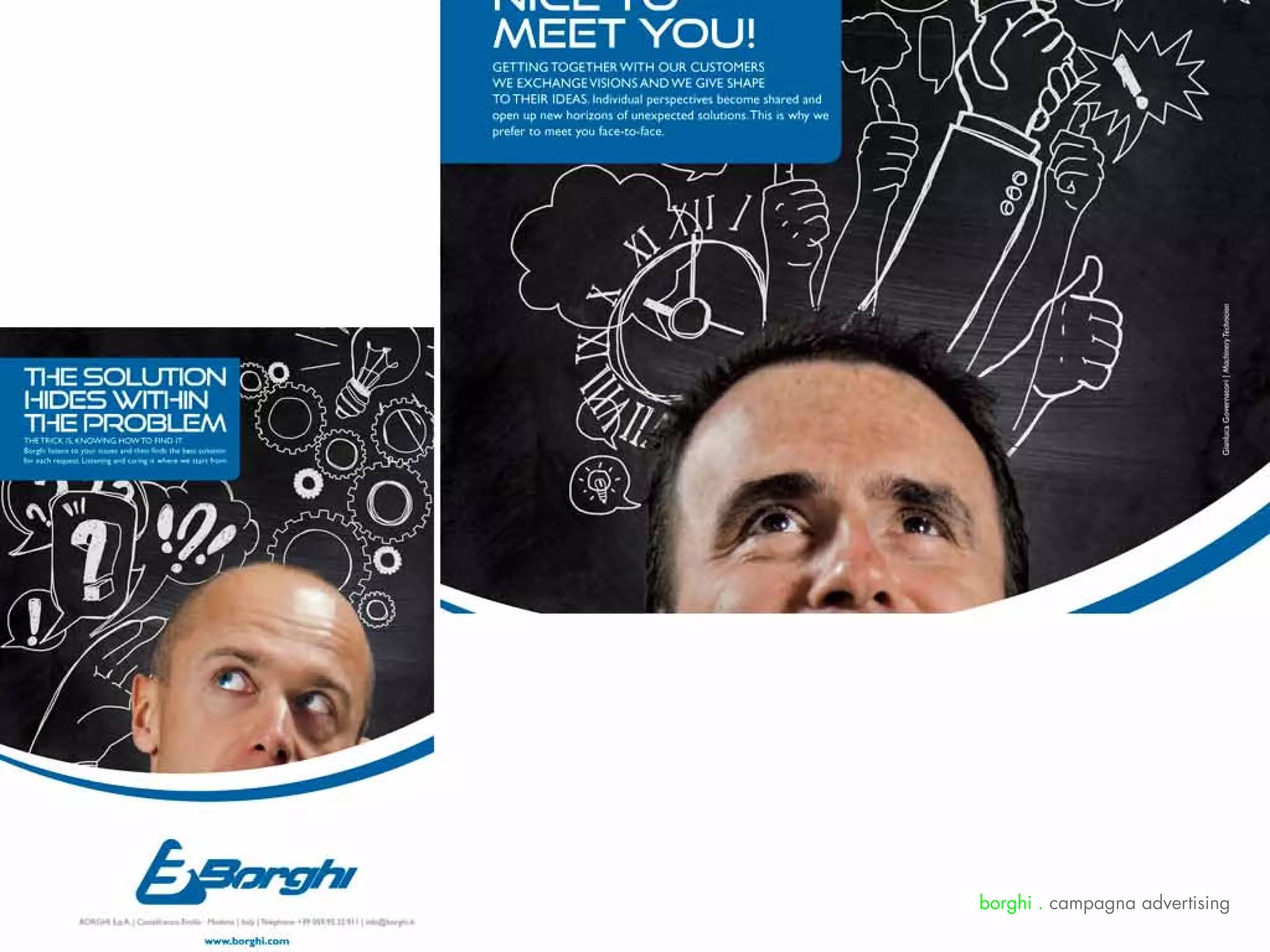 borghi . campagna advertising
 