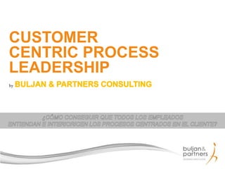 CUSTOMER
CENTRIC PROCESS
LEADERSHIP
by
 