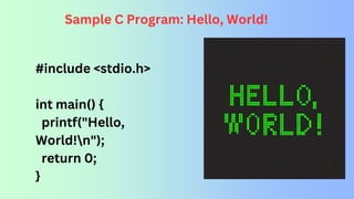 C programming language:- Introduction to C Programming - Overview and ...