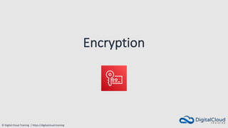 © Digital Cloud Training | https://digitalcloud.training
Encryption
 