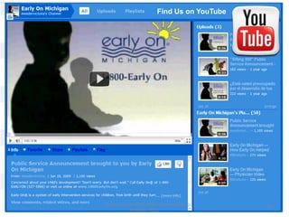 Find Us on YouTube




Clinton County RESA Office of Innovative
                                               19
            Projects · 2011
 