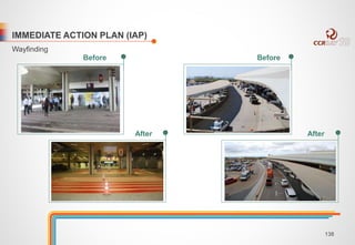 IMMEDIATE ACTION PLAN (IAP) 
Wayfinding 
Before Before 
After After 
138 
 