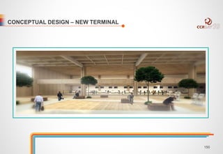 CONCEPTUAL DESIGN – NEW TERMINAL 
150 
 