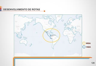 DESENVOLVIMENTO DE ROTAS
México
Venezuela
Colombia
Perú
MSIA
NQIA
128
 