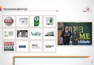 RECONHECIMENTOS
9
 