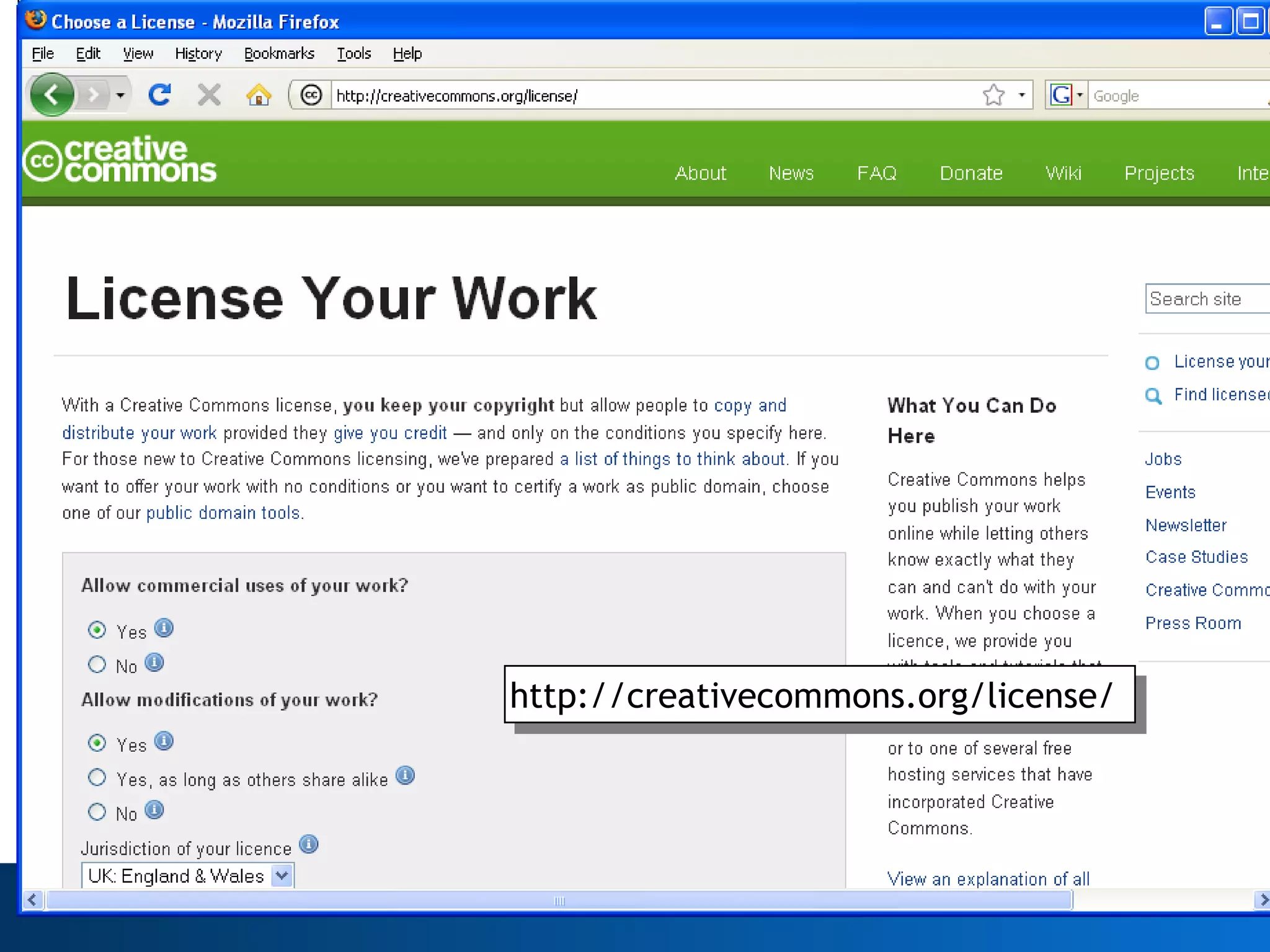 http://creativecommons.org/license/ 