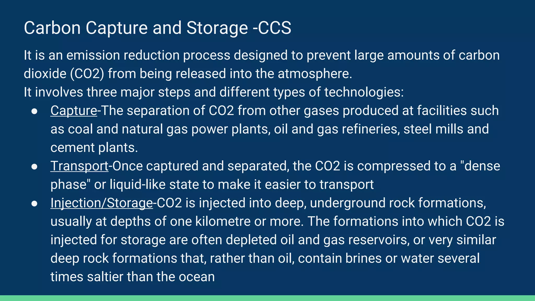 Carbon capture and storage | PPTX