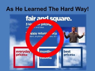 As He Learned The Hard Way!
 