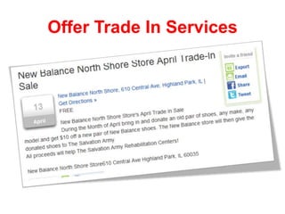 Offer Trade In Services
 