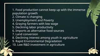 Declining Production CCS2 - LPPT 1 - Issues in Crop Production.pptx