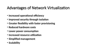 CCS372 Unit 3.pptx - VIRTUALIZATION : NETWORK | PPTX