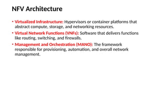CCS372 Unit 3.pptx - VIRTUALIZATION : NETWORK | PPTX