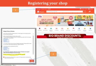 Registering your shop
223
1
2
 
