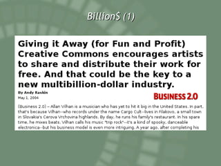 Billion$ (1) Let's get the hype out of the way.... 