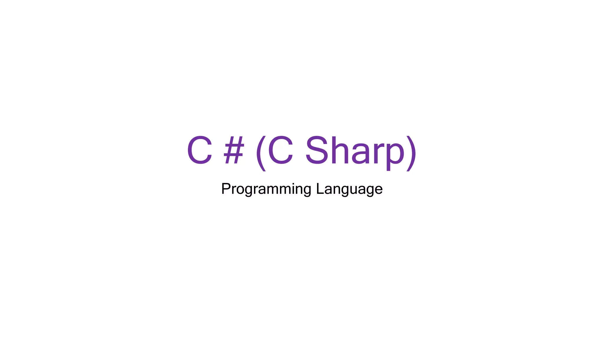 C # (C Sharp).pptx