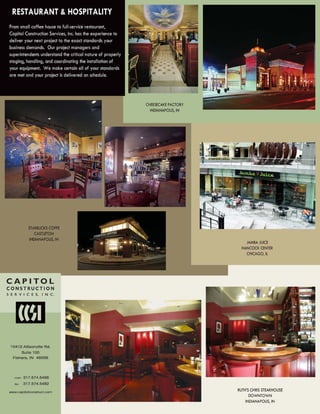 Ccsi Restaurant Hosp Brochure