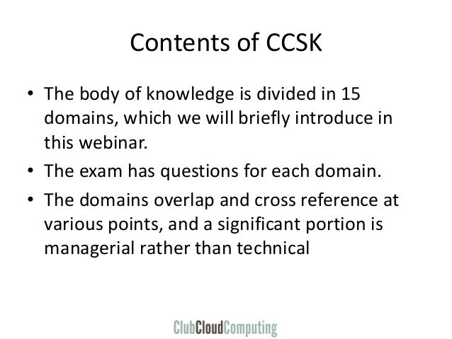CCSK試験問題集