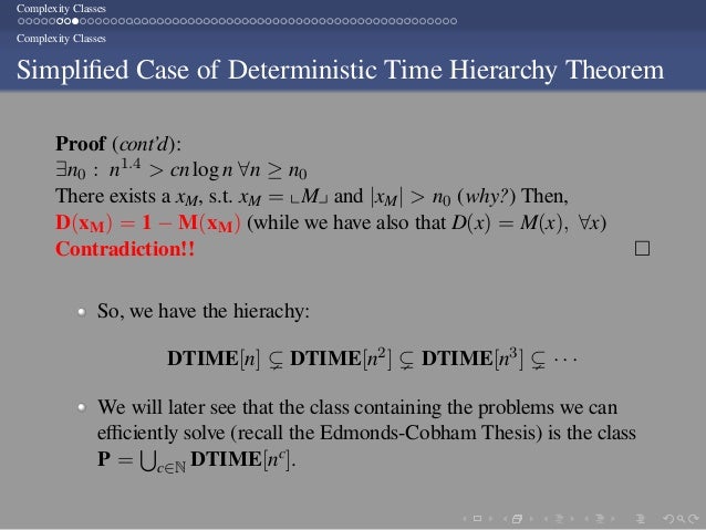 Computational Complexity Complexity Classes