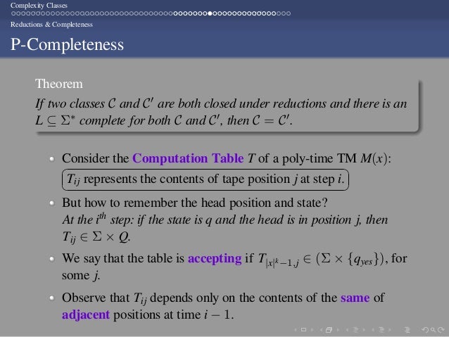 Computational Complexity Complexity Classes Computational Complexity Complexity Classes