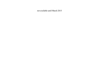 not available until March 2015
 