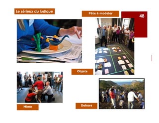 Pâte à modeler
Objets
DehorsMime
Le sérieux du ludique
48
 