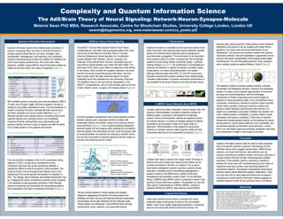 Complexity and Quantum Information Science
Quantum Information Neuroscience
Quantum information science (the multidiscipli...