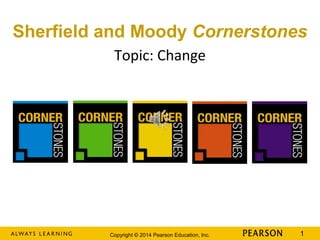 Sherfield and Moody Cornerstones
Topic: Change

Copyright © 2014 Pearson Education, Inc.

1

 