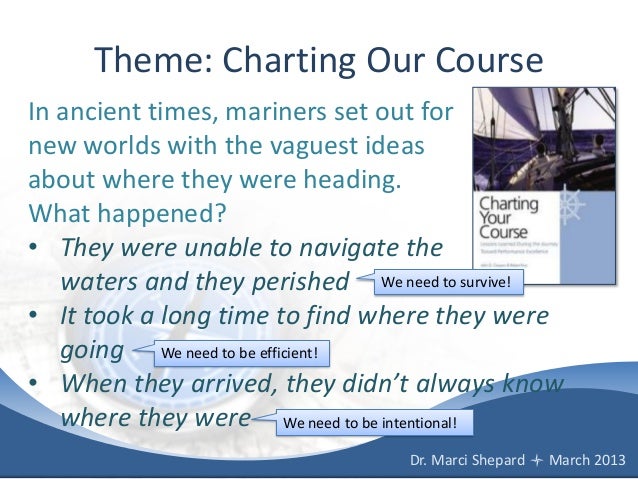 Charting The Course Theme
